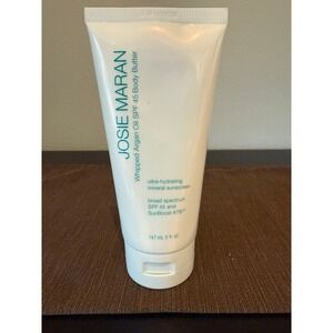 Josie Maran Whipped Argan Oil Sunscreen SPF 45 Body Butter 12/23 NEW/sealed